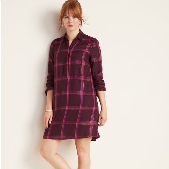 Old Navy Dresses & Skirts - Old Navy Plaid Shirt Dress NWT Size XL Old Navy Dresses & Skirts - Old Navy Plaid Shirt Dress NWT Size XL